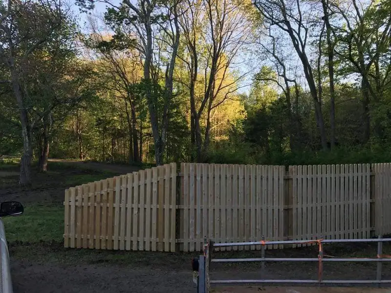 Wood split rail farm fence in rural setting by Fencing By Excellence near Rumson, Monmouth County NJ